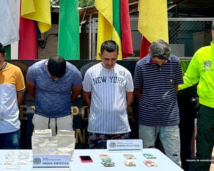 Según la investigación, los capturados estarían involucrados en la distribución de estupefacientes en el barrio Tuquila.