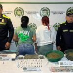 Microtráfico en Neiva: capturan dos mujeres en Villa Nazareth con droga, dinero y elementos usados para su comercialización.
