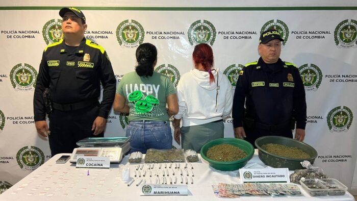 Caen dos mujeres por microtráfico en Neiva