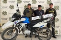 Capturado con motocicleta robada en Pitalito