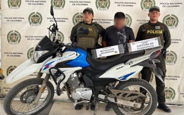 Capturado con motocicleta robada en Pitalito