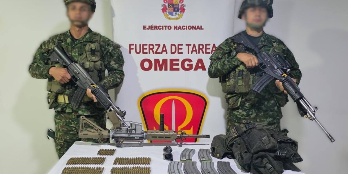 Hallan arsenal ilegal en San Vicente del Caguán
