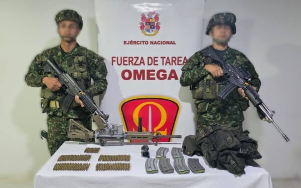 Hallan arsenal ilegal en San Vicente del Caguán