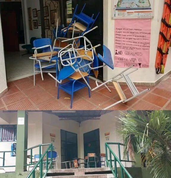 Crisis en la educación: Aumentan protestas en colegios de Neiva