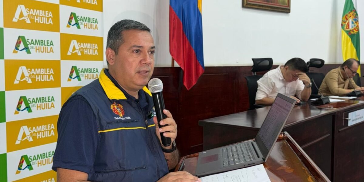 Gestión del Riesgo del Huila presentó balance ante la Asamblea