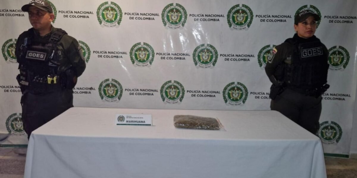 Hallan 900 gramos de marihuana en comuna 8 de Neiva