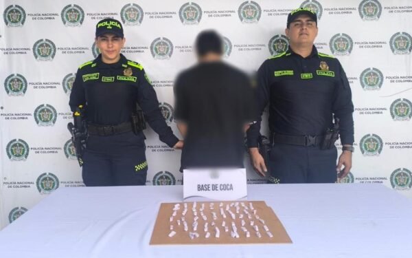 Adolescente cayó con 70 dosis de bazuco