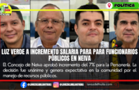 Concejo respalda aumento para funcionarios públicos