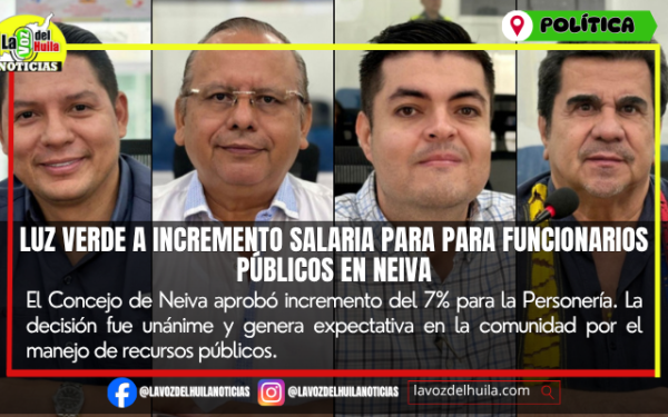 Concejo respalda aumento para funcionarios públicos