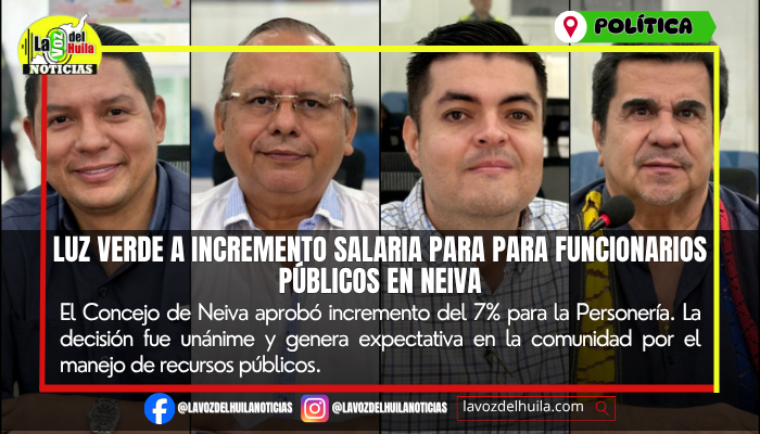 Concejo respalda aumento para funcionarios públicos