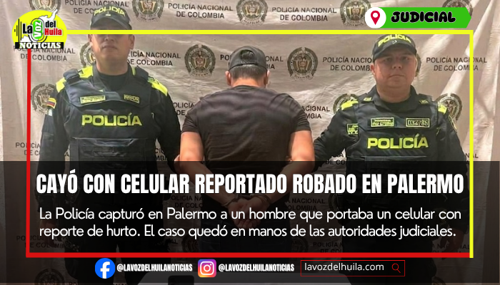Capturan hombre por receptación en Palermo