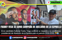 Franky Vega oficializó respaldo presidencial a Abelardo de la Espriella