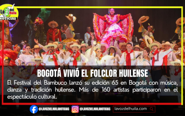 Bogotá vibró con el Festival del Bambuco