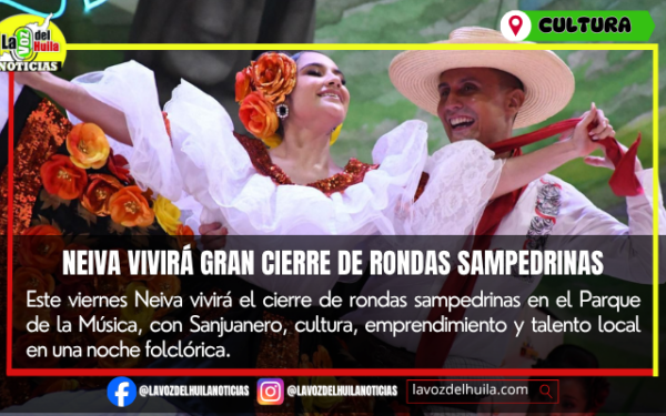 Neiva cierra rondas sampedrinas este viernes