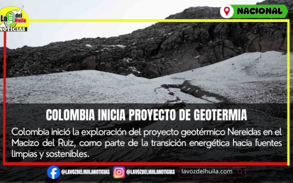 Colombia avanza en energía geotérmica
