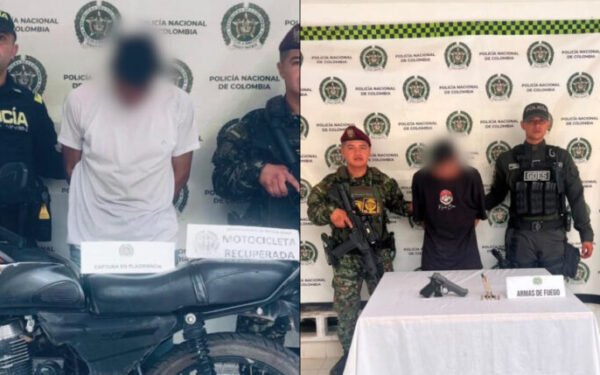Dos capturados y una moto recuperada en Pitalito