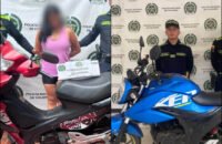 Recuperan dos motos robadas y capturan a una mujer
