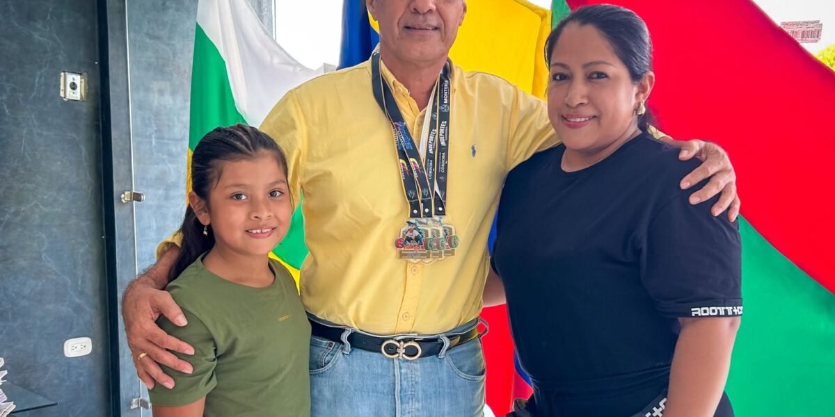 María José, campeona nacional de pesas a sus 9 años