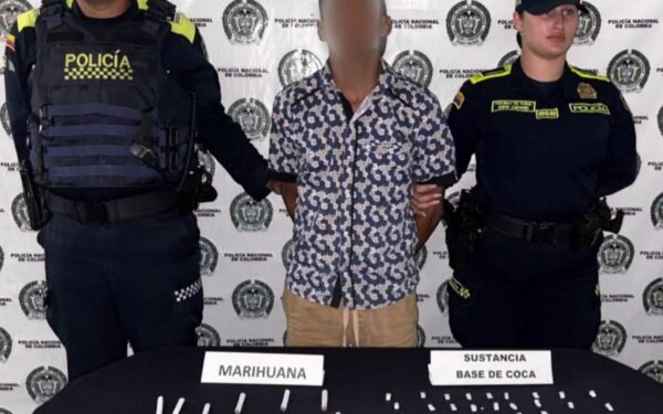 Capturado con bazuco y marihuana en vía Tello–Baraya