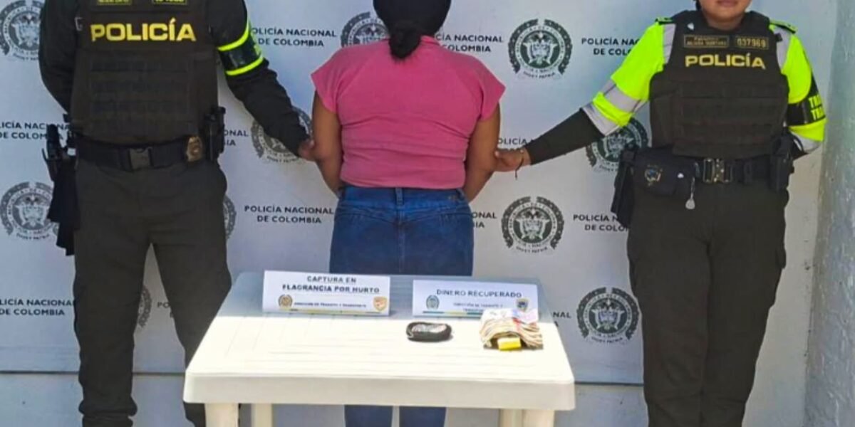 Capturada por hurto de cartera en Altamira
