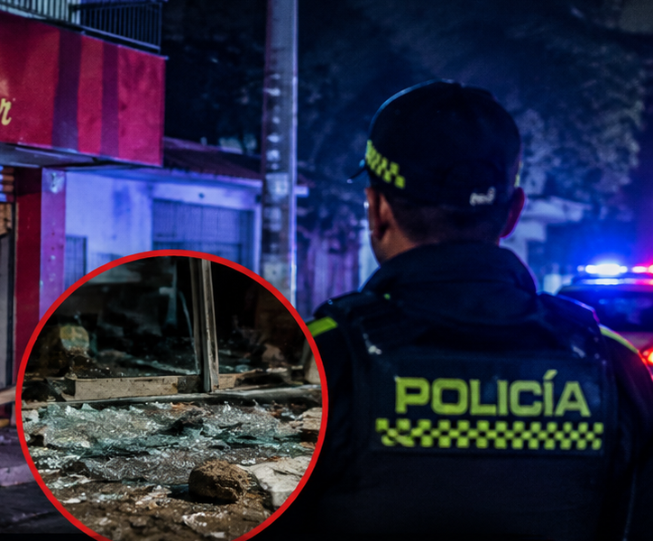 Atacan con explosivo a negocio en Neiva por presuntas ‘vacunas’