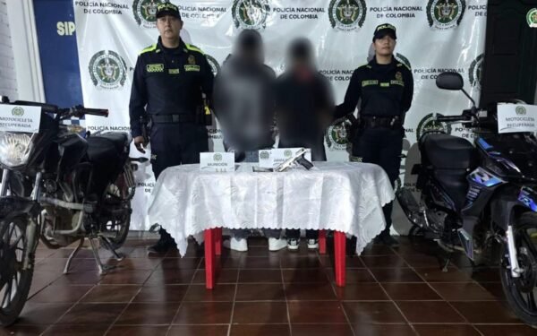 Dos adolescentes judicializados por hurto de moto en Paicol