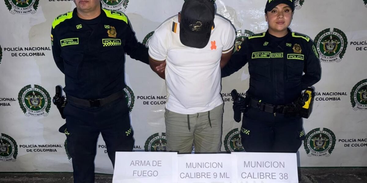 Interceptado con un revólver y más de 200 cartuchos rumbo a Neiva
