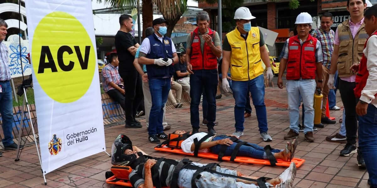 Huila realizó simulacro con 1.000 organizaciones