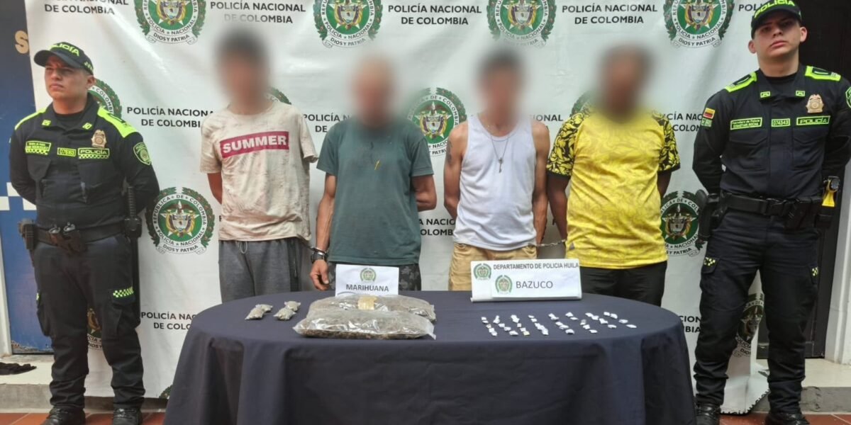 Cuatro capturados por drogas en La Plata