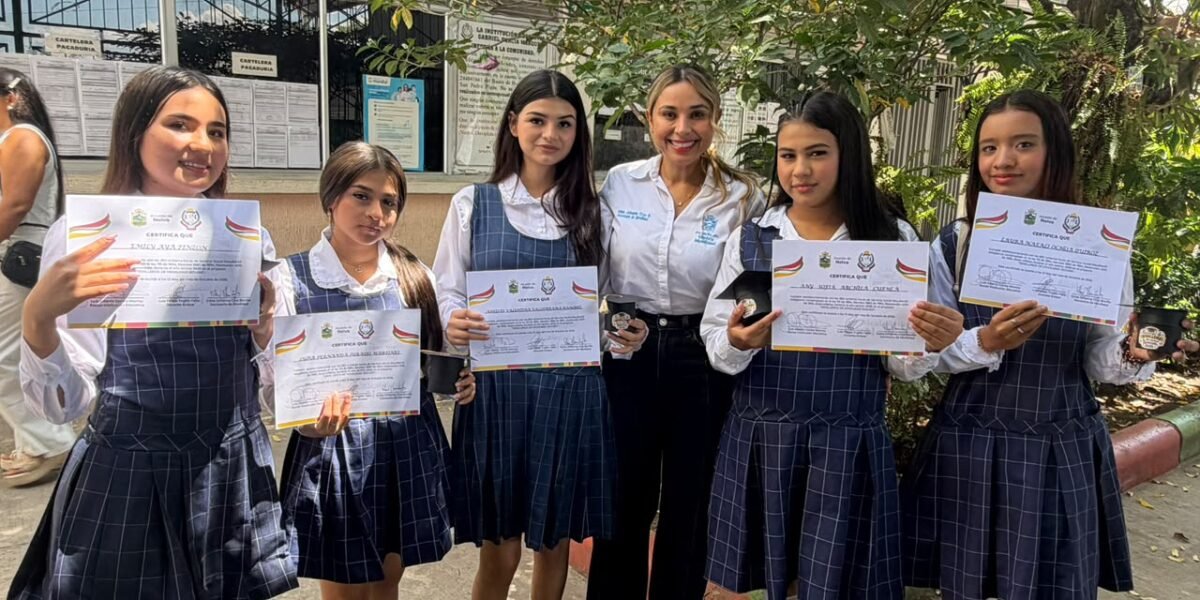 Cien estudiantes promueven la seguridad vial en Neiva