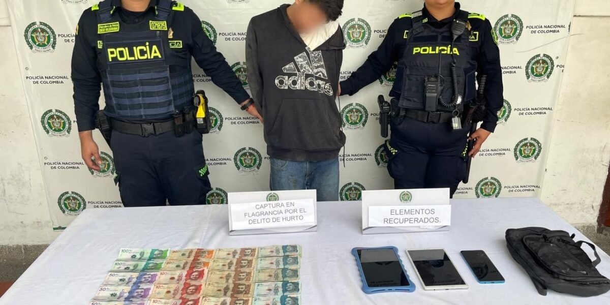 Capturan a alias ‘Rolo’ tras hurto a comercio en Garzón