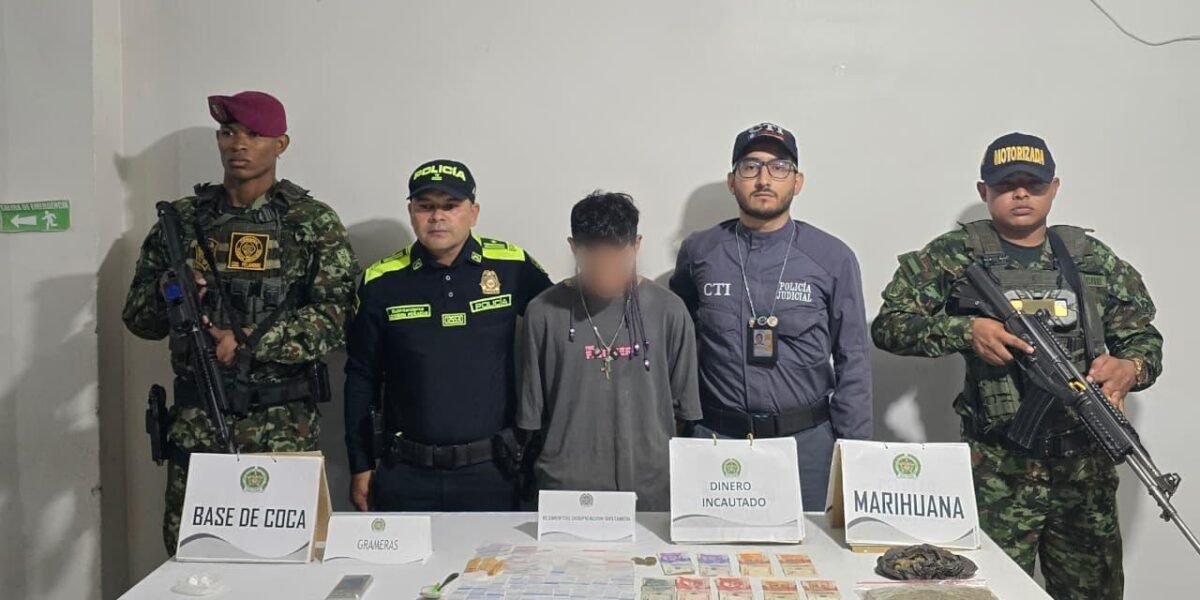 Capturan a alias ‘Marihuano’ en operativo antidrogas en Saladoblanco