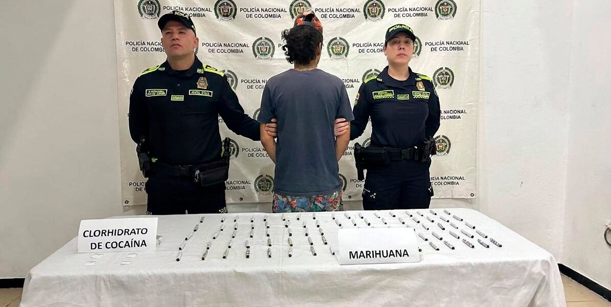Capturan a hombre con marihuana y cocaína en Rivera